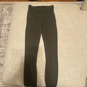 Lululemon Fast and Free High Rise 28”, Size 0, Dark Olive